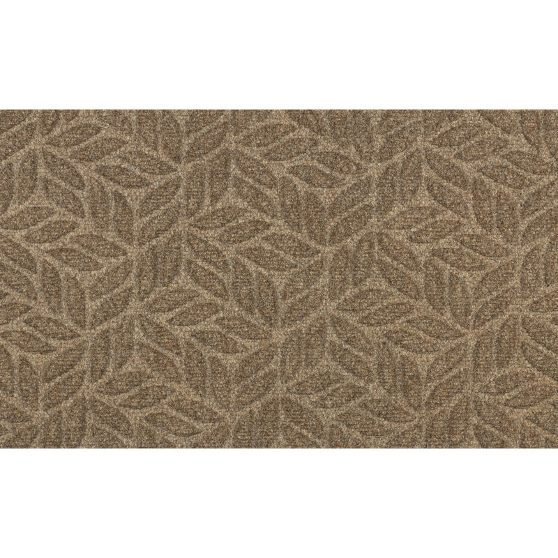 Non-Slip Christmas Indoor Doormat, Brown, Rectangular 45 x 75cm