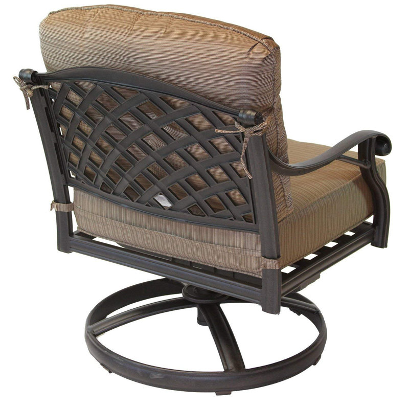 Pooler Swivel Metal Outdoor Lounge Chair