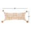 Coussin lombaire rectangulaire 100% coton Chloe-16186847