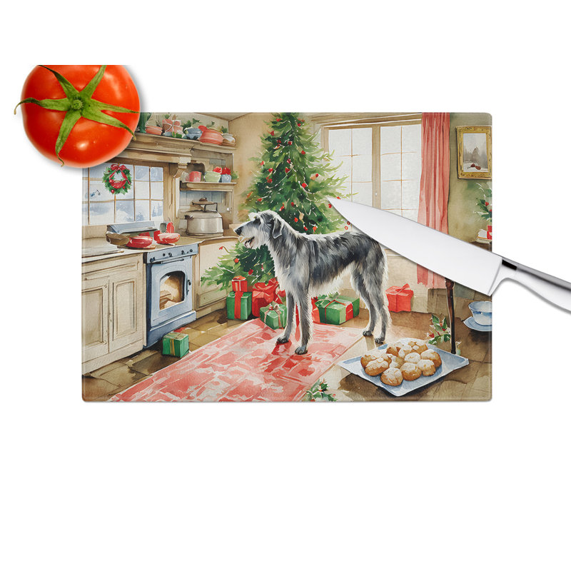 Planche à découper en verre Irish Christmas