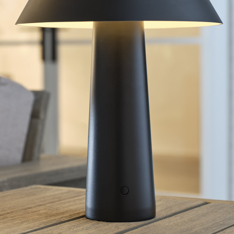 Sesa Accent Rechargeable Table Lamp, Black