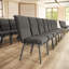 Chaise d'église empilable polyvalente avec siège et dossier rembourrés Advantage-57337452