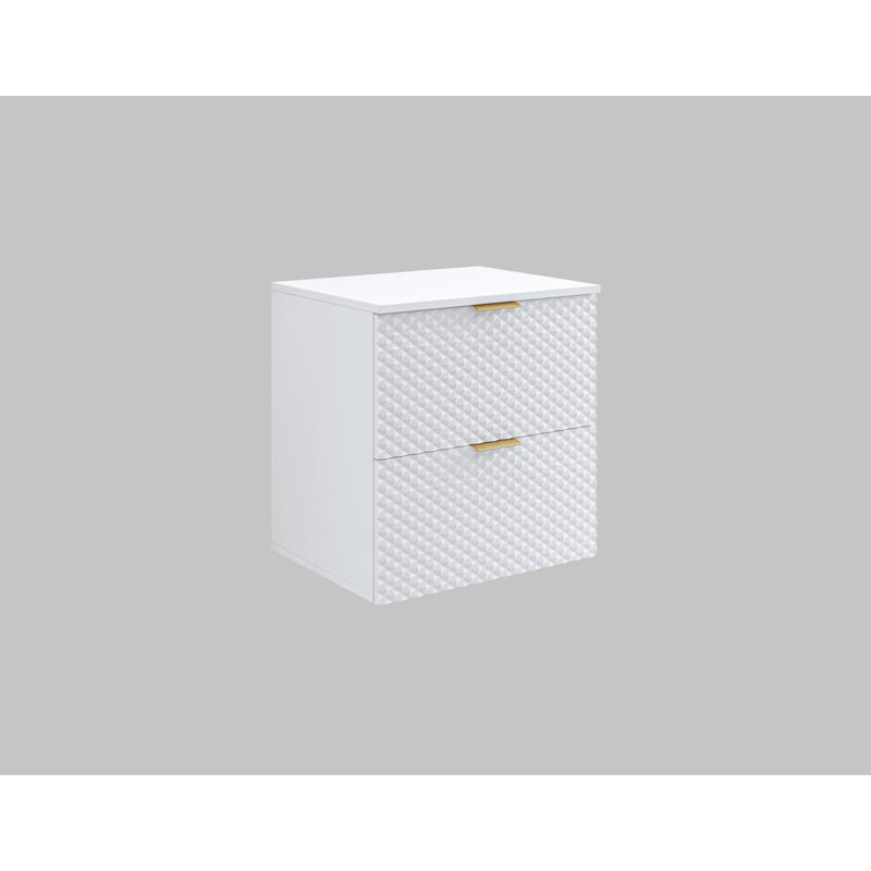 Ahria 60mm Single Bathroom Vanity, Matte White