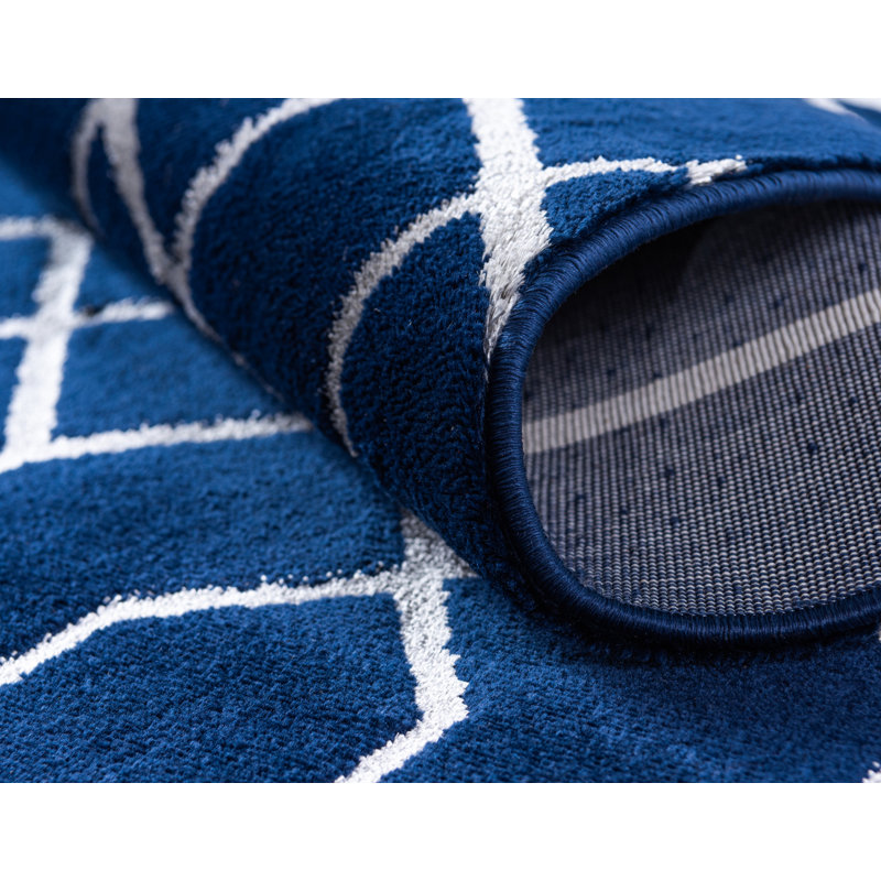 Geometric Area Rug, Rectangle 61 x 91cm
