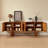 Retro Solid Wood Artistic Style Sideboard