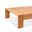 Table basse d'extérieur en eucalyptus Leon