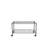 19.29'' H x 35.43'' W Utility Cart with Wheels