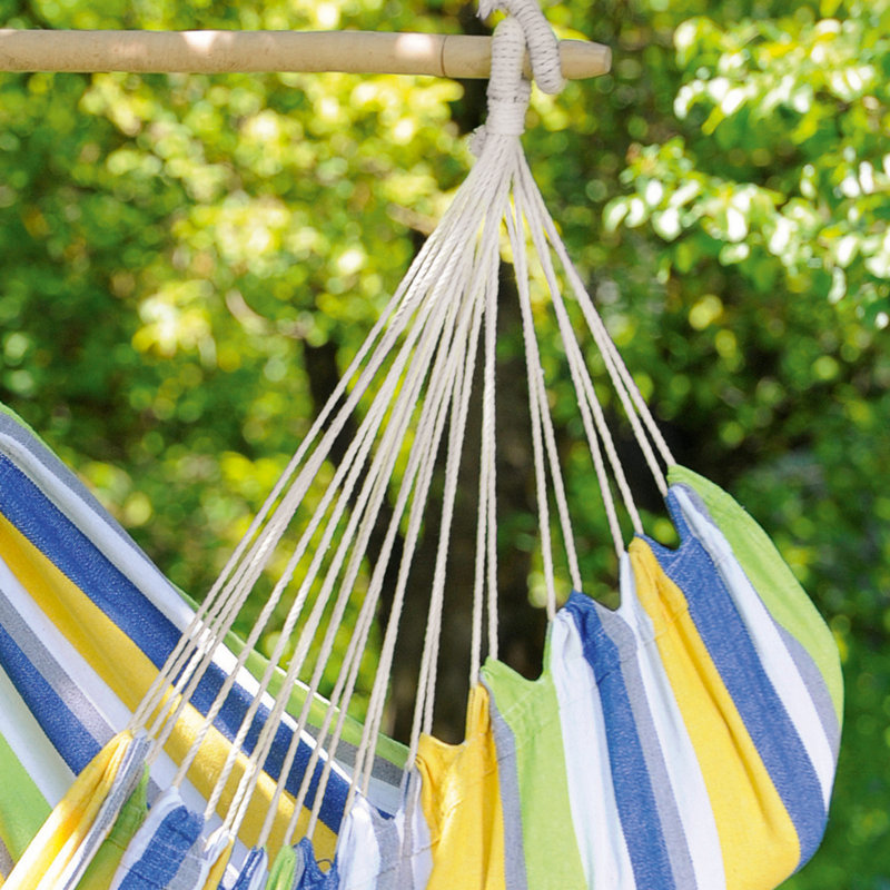 Relax Relax Hanging Chair, Yellow/Green/Blue