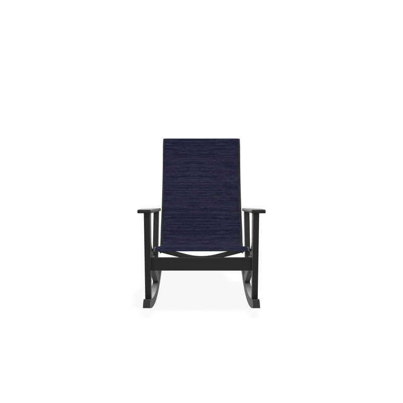 Fauteuil berçant Wexler, Gris chaleureux, Indigo Collect