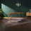 Solid wood stable dining table