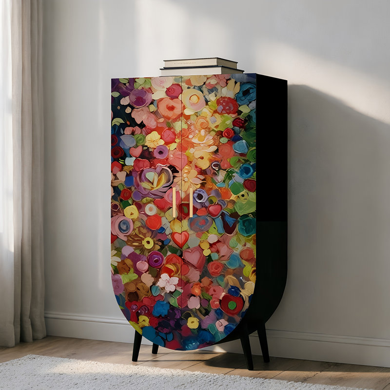 Household independent retro style wardrobe