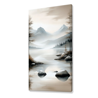 Impression sur toile encadrée «Brown» par Angelos I