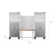 Seville Classics UltraHD 7-Piece Storage Cabinet System with Workbench, 10' Wide