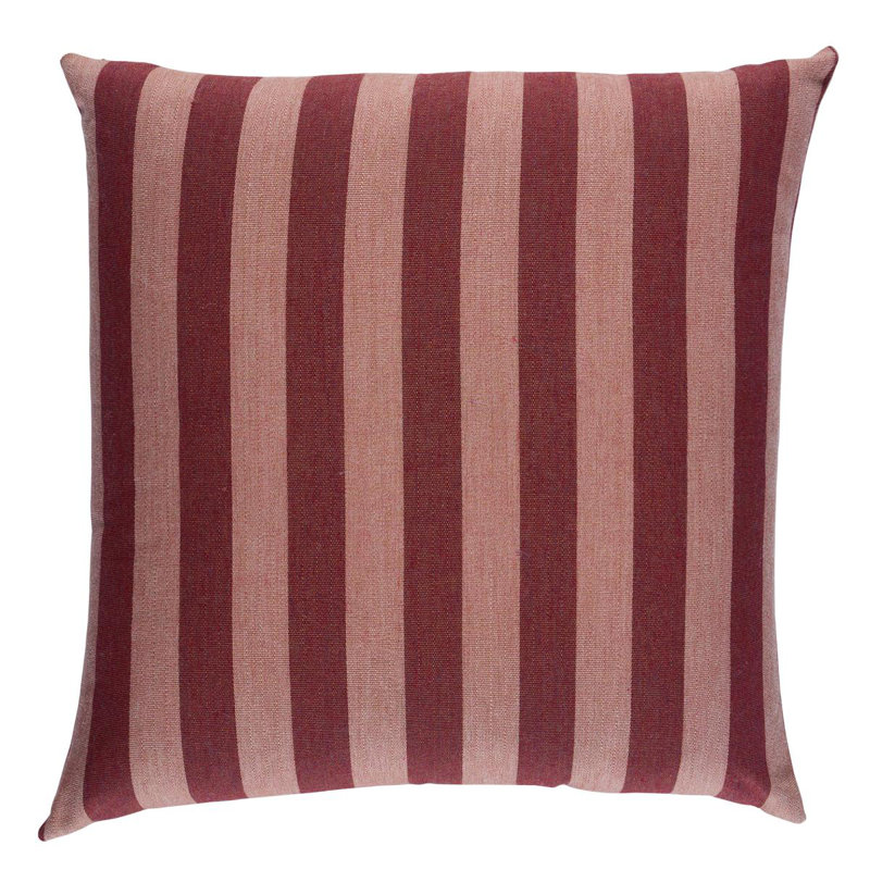 Hanson Square Indoor/Outdoor Pillow Cover & Insert, Square 22", Pink