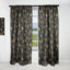 Handpainted Illustration of Tropical Flowers - Floral Blackout Curtain Single Panel