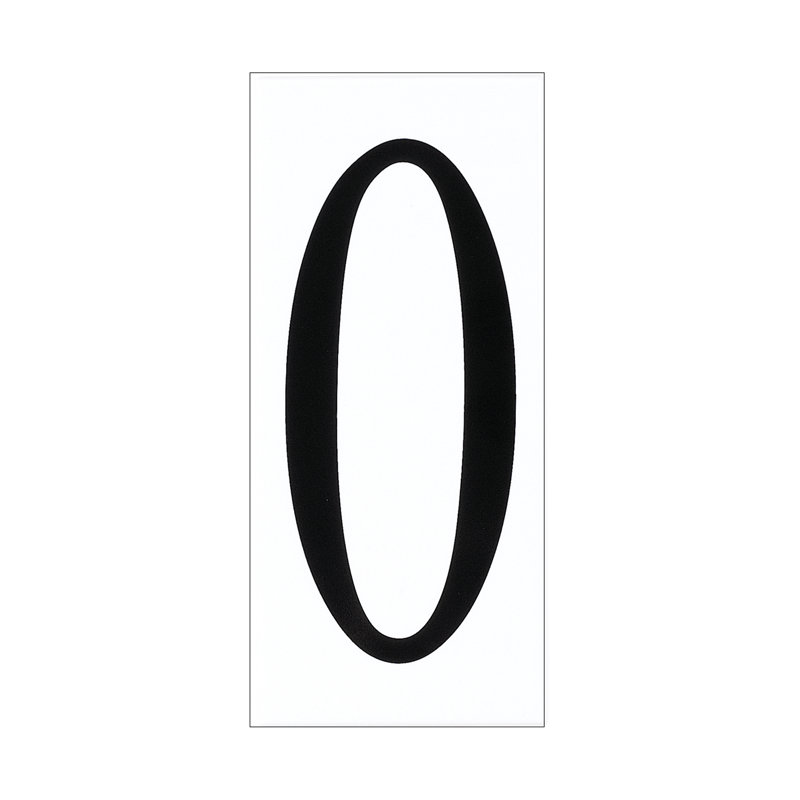 Carreau de numéro de lettre Brookwood, 0