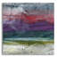  «Red Sky At Night 2» par Alicia Ludwig, art mural en verre acrylique, 24 po x 24 po