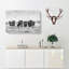 Herd Of Elephants Roaming - Wrapped Canvas-56629764