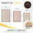 Baking Sheet Pan Set, Cookie Sheets For Oven, Nonstick Half/Quarter/Jelly Roll Pans With Diamond Texture Pattern, Heavy Duty Cookie Tray