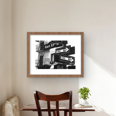 «New York City», impression encadrée matte pour la décoration intérieure