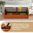 Hydraulic Lift Up Storage Upholstered Daybed-1883040685