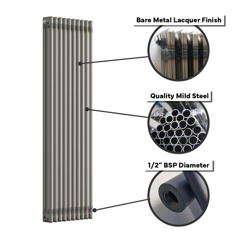 Standard Radiator, 70cm H x 18cm W x 4cm D, Clear