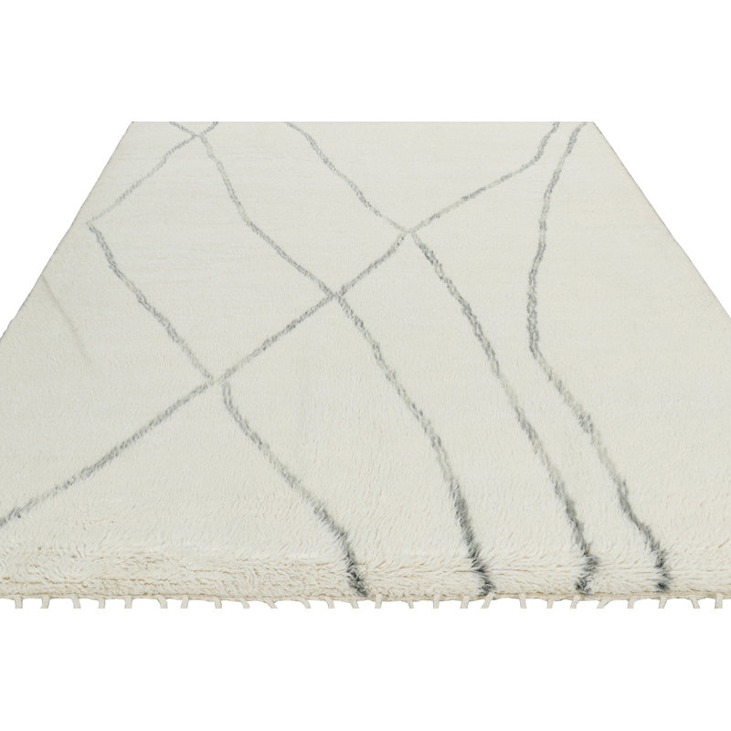 Moroccan Handmade Kilim Wool Geometric Area Rug, Rectangle 10' x 14'
