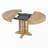 Dining Table, Extendable Round Table for Kitchen and Dining Room-381701102