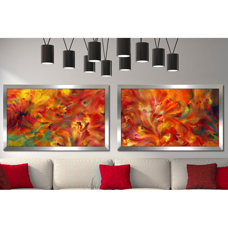 " The Vision Is Yet For An Appointed Time Habakkuk 2:3 " 2 - Pieces, 21.5" H x 67" W x 0.75" D