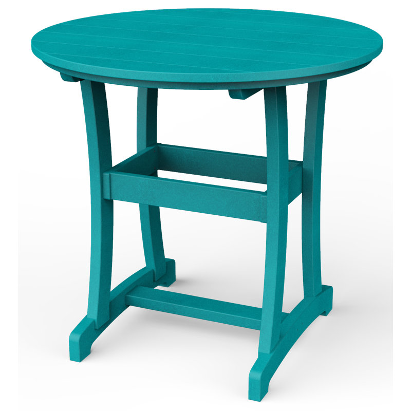 Table de bar Stella, Bleu Aruba, H 42 po x l 42 po x P 42 po