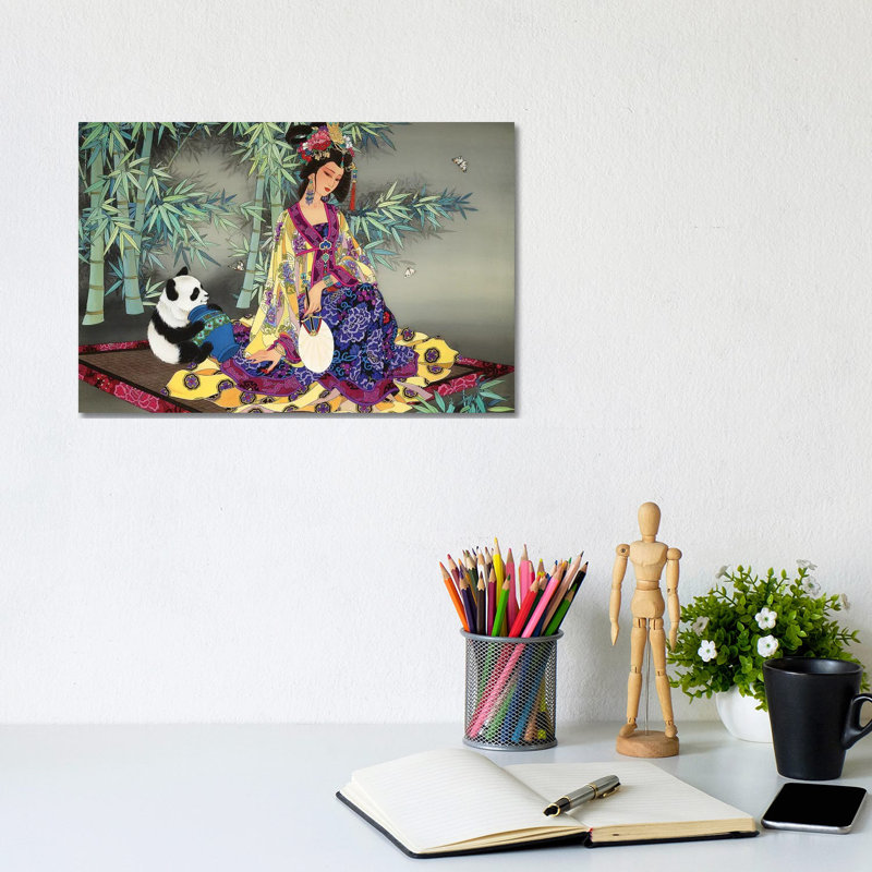 Secrets Of The Bamboo Forest - Painting on Canvas, Wrapped Canvas, 66.04 cm H x 45.72 cm W x 3.175 cm D