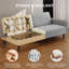 3-Seater Sofa Bed With Adjustable Backrest-1421238470