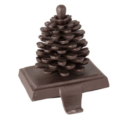 Pine Cone Christmas Stocking Holder