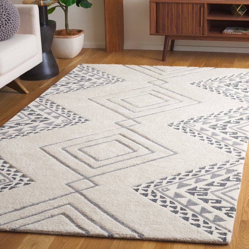 Powell Hand Tufted Performance Southwestern Rug, Rectangle 5' x 8'