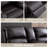 Vardie Faux Leather Power Reclining Sectional-100537849