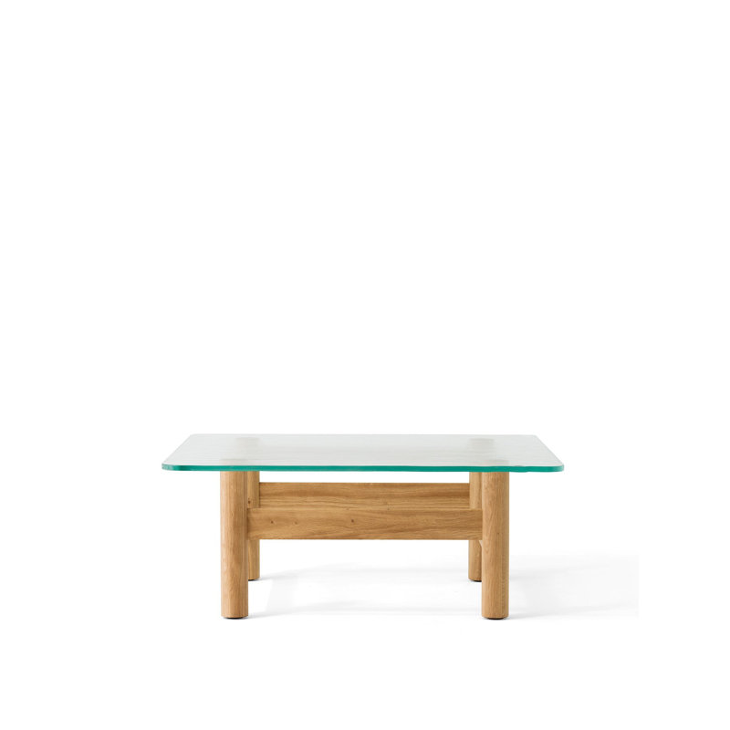 Brasilia Coffee Table, Natural Oak