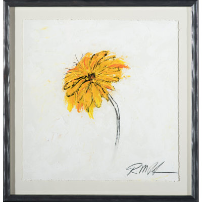 «Colorful Flower 2» par Robert Robinson - peinture encadrée