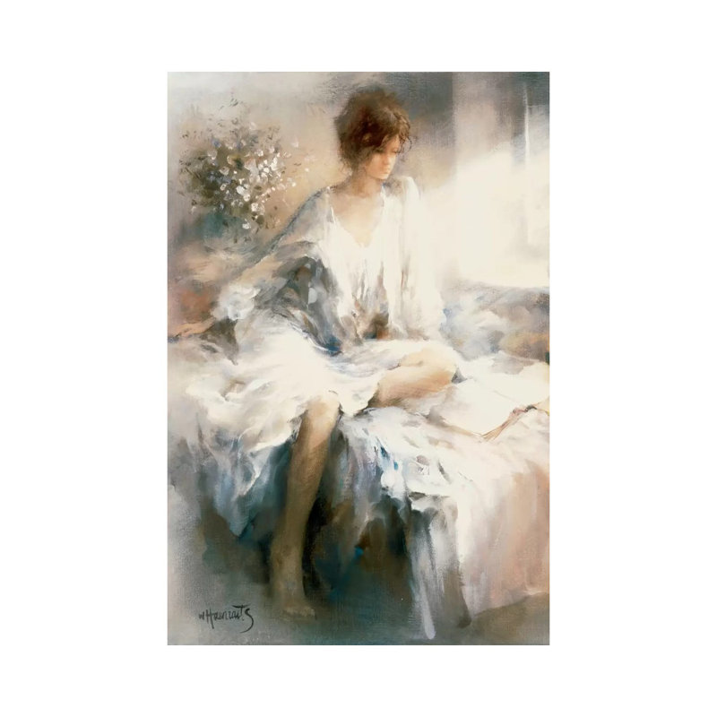 Meditation by Willem Haenraets - Wrapped Canvas Print, 20.32 cm H x 30.48 cm W