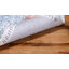 Tapis ivoire / bleu en laine touffeté à la main Hewett-1591701758