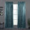 Velvet Semi-shee Single Curtain Panel