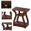 Table d'appoint multifonctionnelle avec station de charge - ports et prises USB, table de chevet et table de bout-1948362760