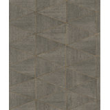 Woods and Wicker Collection Triangular Wood Tile Wallpaper Roll