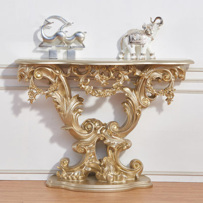 European-style solid wood entrance table