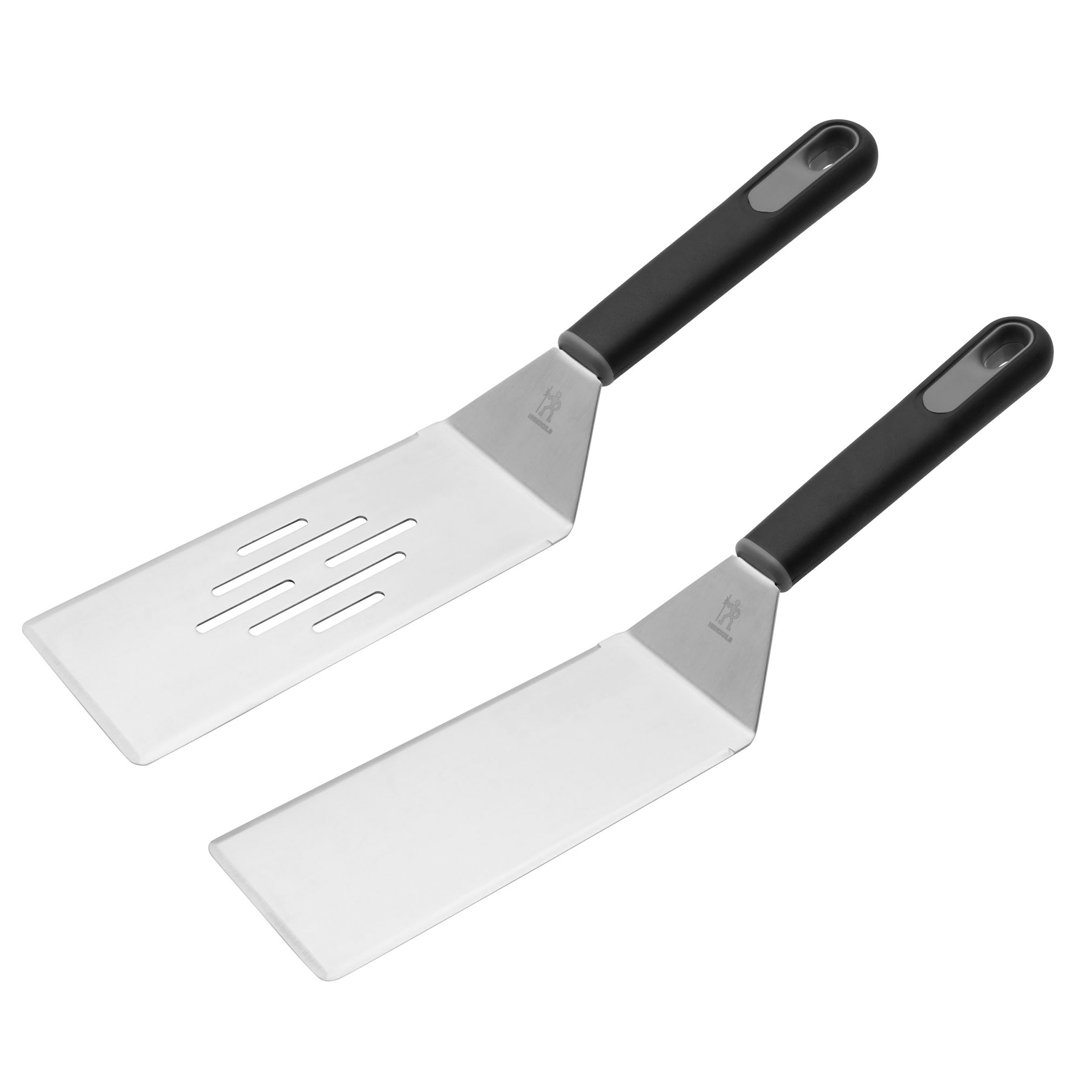 HENCKELS BBQ 2-Piece Stainless Steel Griddle Spatula Set HENCKELS