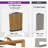 Patio Oversize Lounge Chair Modern Outdoor Chaise Lounge 1Piece With Adjustable Backrest-113679608