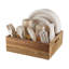 Solid Wood Utensil Crock