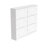 Shoe Storage Cabinet For Entryway, 6 Tiers Shoe Organizer With Carved Panels, Carving Shoe Closet,Vertical Shoe Cabinet For Front Door Entrance,Outdoor,Symmetric Design+White Finish