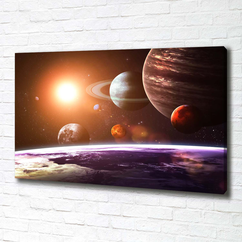 Solar System - Wrapped Canvas Print