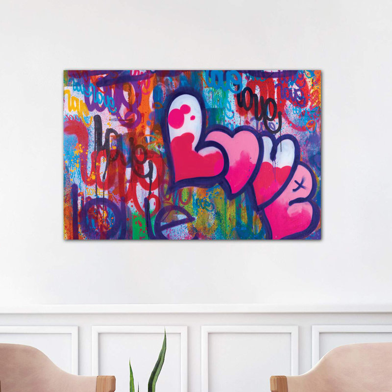 One Love IV - Wrapped Canvas Print, 101.6 cm H x 66.04 cm W x 1.91 cm D