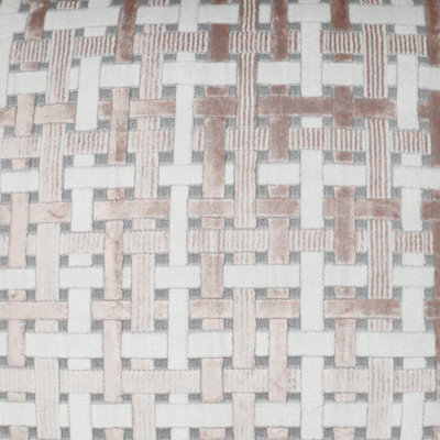 Tissu en velours treillis